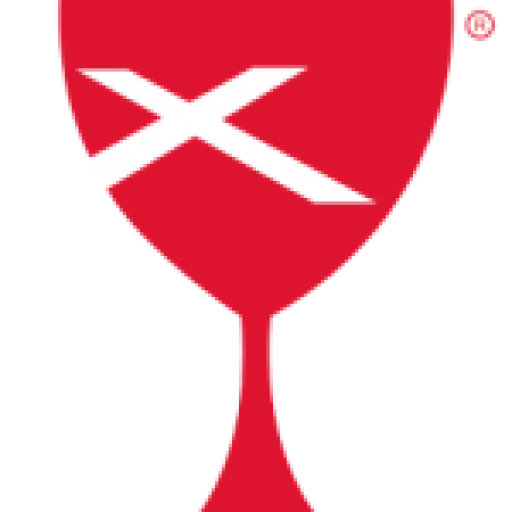 red chalice with a white cross